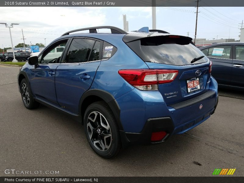Quartz Blue Pearl / Gray 2018 Subaru Crosstrek 2.0i Limited