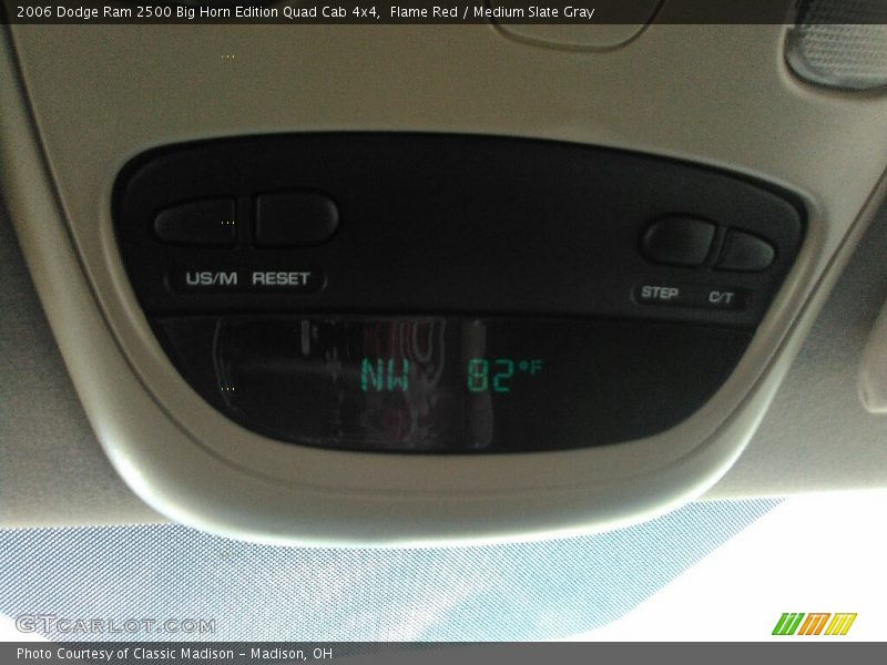 Flame Red / Medium Slate Gray 2006 Dodge Ram 2500 Big Horn Edition Quad Cab 4x4