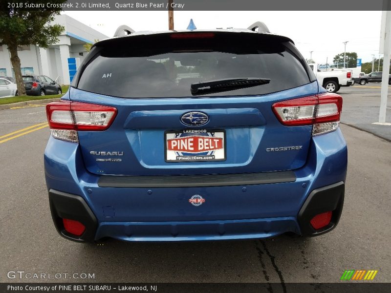 Quartz Blue Pearl / Gray 2018 Subaru Crosstrek 2.0i Limited