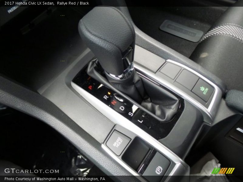 Rallye Red / Black 2017 Honda Civic LX Sedan