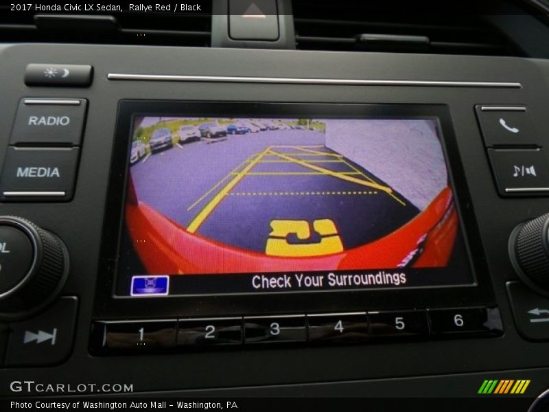 Rallye Red / Black 2017 Honda Civic LX Sedan