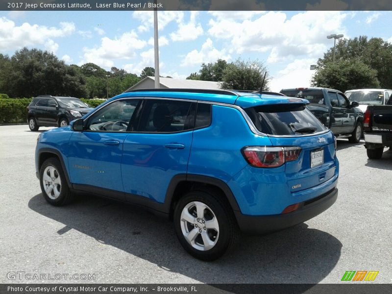 Laser Blue Pearl / Black 2017 Jeep Compass Latitude