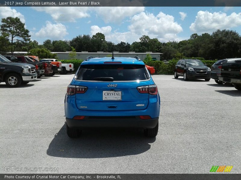 Laser Blue Pearl / Black 2017 Jeep Compass Latitude