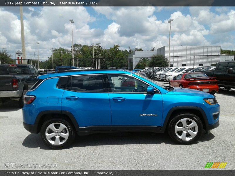 Laser Blue Pearl / Black 2017 Jeep Compass Latitude