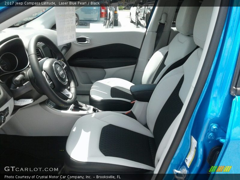 Laser Blue Pearl / Black 2017 Jeep Compass Latitude