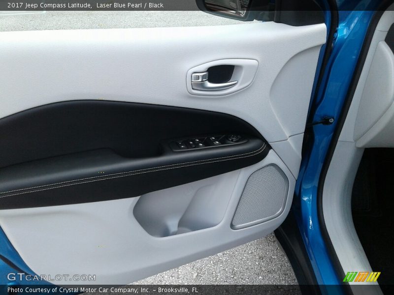 Laser Blue Pearl / Black 2017 Jeep Compass Latitude