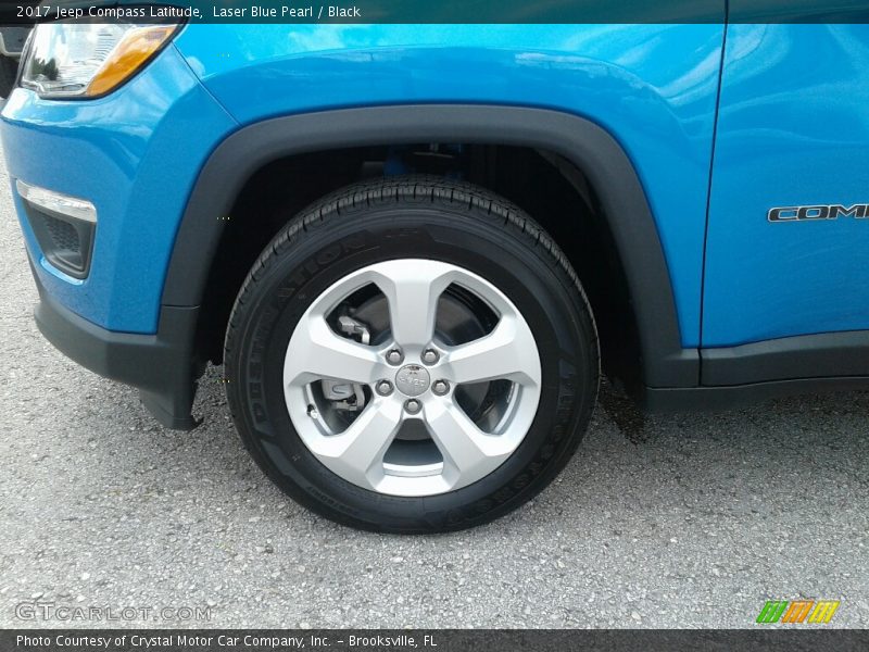 Laser Blue Pearl / Black 2017 Jeep Compass Latitude