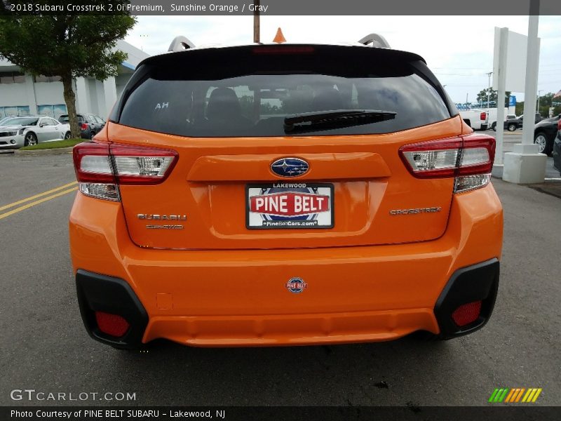 Sunshine Orange / Gray 2018 Subaru Crosstrek 2.0i Premium