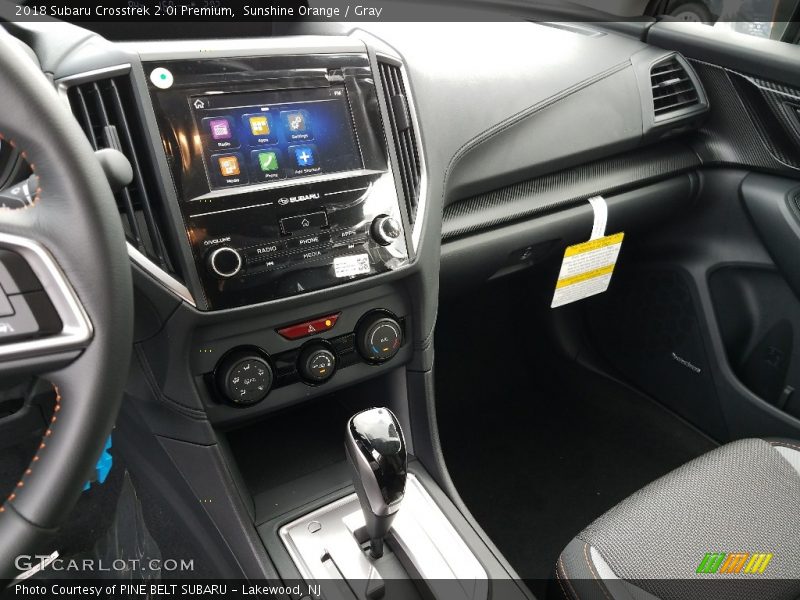 Sunshine Orange / Gray 2018 Subaru Crosstrek 2.0i Premium