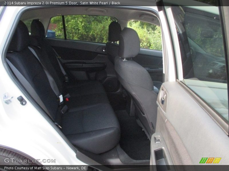 Satin White Pearl / Black 2014 Subaru Impreza 2.0i Premium 5 Door
