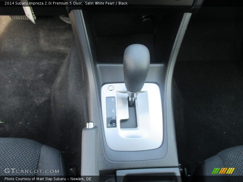 Satin White Pearl / Black 2014 Subaru Impreza 2.0i Premium 5 Door