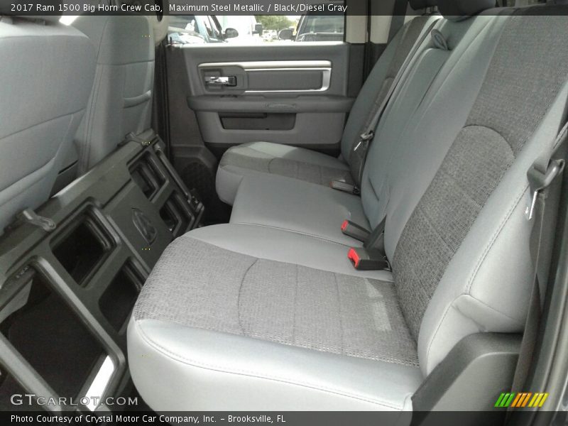 Maximum Steel Metallic / Black/Diesel Gray 2017 Ram 1500 Big Horn Crew Cab