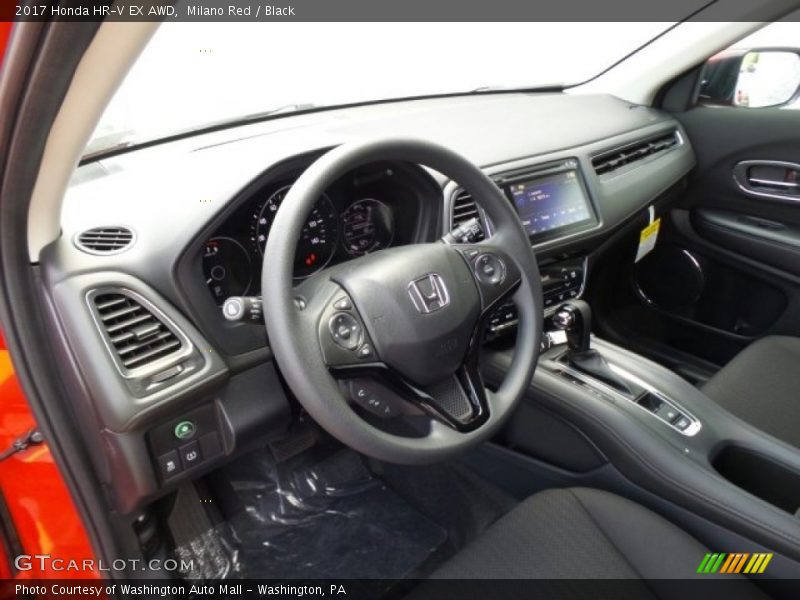 Milano Red / Black 2017 Honda HR-V EX AWD
