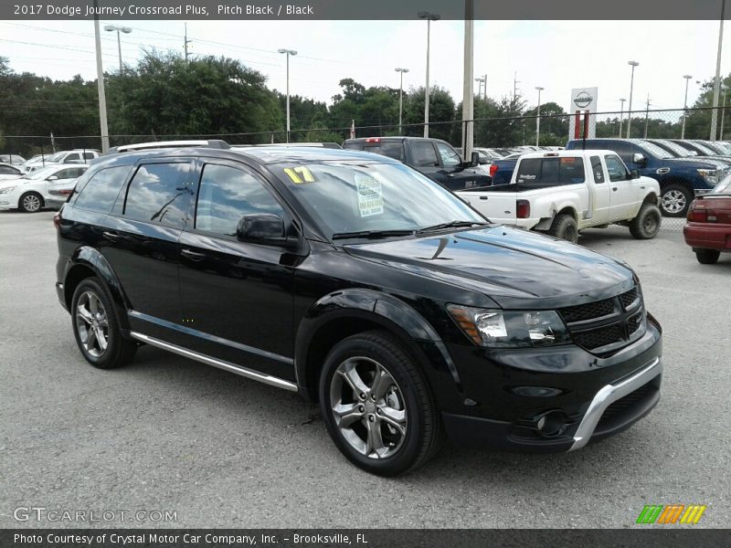 Pitch Black / Black 2017 Dodge Journey Crossroad Plus