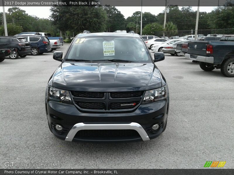Pitch Black / Black 2017 Dodge Journey Crossroad Plus