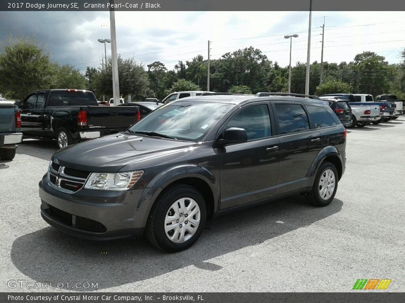 Granite Pearl-Coat / Black 2017 Dodge Journey SE