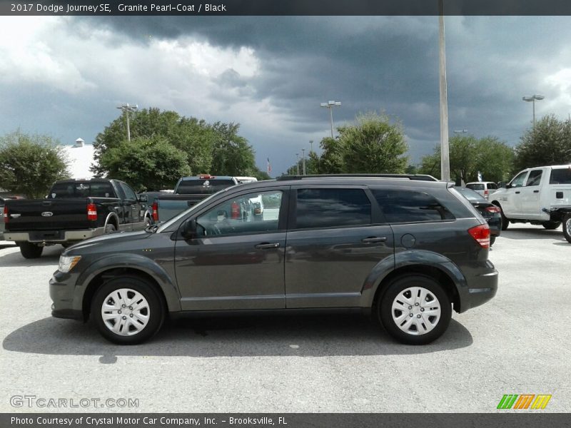 Granite Pearl-Coat / Black 2017 Dodge Journey SE
