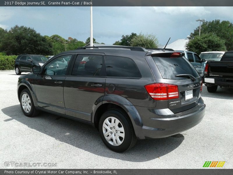 Granite Pearl-Coat / Black 2017 Dodge Journey SE