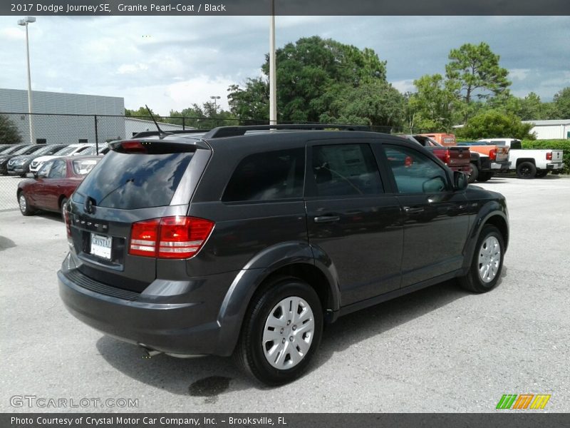 Granite Pearl-Coat / Black 2017 Dodge Journey SE
