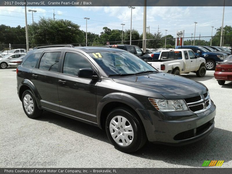 Granite Pearl-Coat / Black 2017 Dodge Journey SE