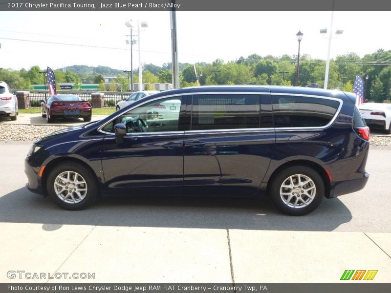 Jazz Blue Pearl / Black/Alloy 2017 Chrysler Pacifica Touring