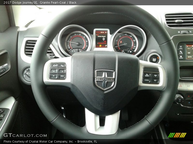 Granite Pearl-Coat / Black 2017 Dodge Journey SE