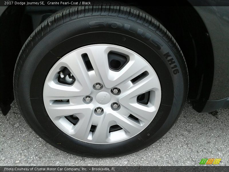 Granite Pearl-Coat / Black 2017 Dodge Journey SE
