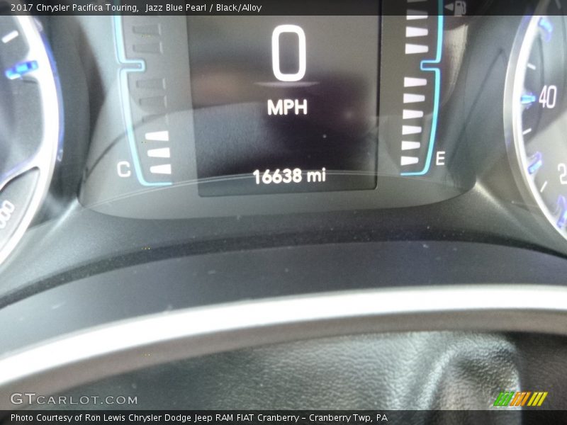 Jazz Blue Pearl / Black/Alloy 2017 Chrysler Pacifica Touring