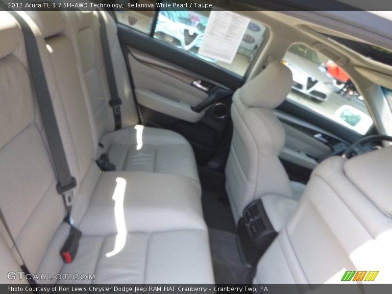 Bellanova White Pearl / Taupe 2012 Acura TL 3.7 SH-AWD Technology