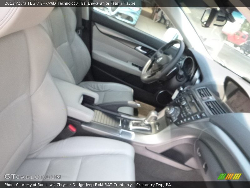 Bellanova White Pearl / Taupe 2012 Acura TL 3.7 SH-AWD Technology