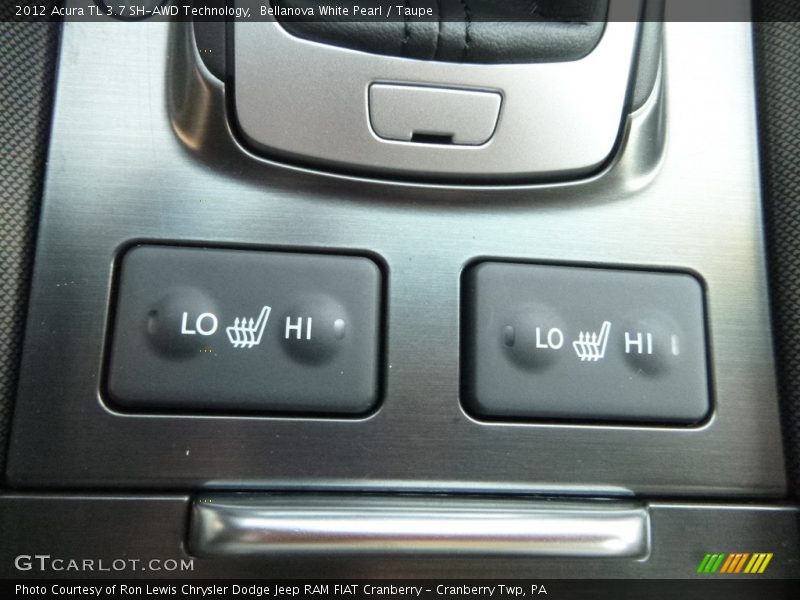 Bellanova White Pearl / Taupe 2012 Acura TL 3.7 SH-AWD Technology