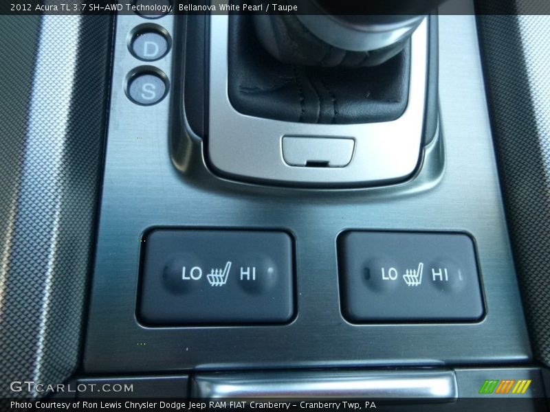 Bellanova White Pearl / Taupe 2012 Acura TL 3.7 SH-AWD Technology