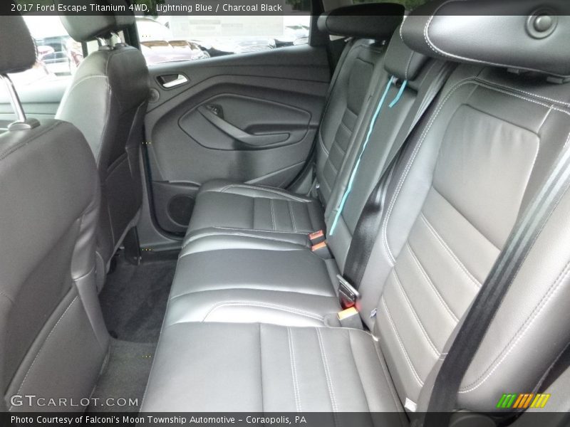Lightning Blue / Charcoal Black 2017 Ford Escape Titanium 4WD