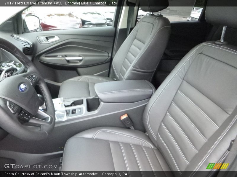 Lightning Blue / Charcoal Black 2017 Ford Escape Titanium 4WD