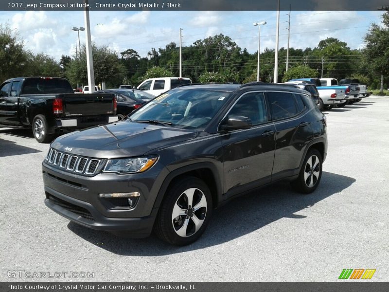 Granite Crystal Metallic / Black 2017 Jeep Compass Latitude