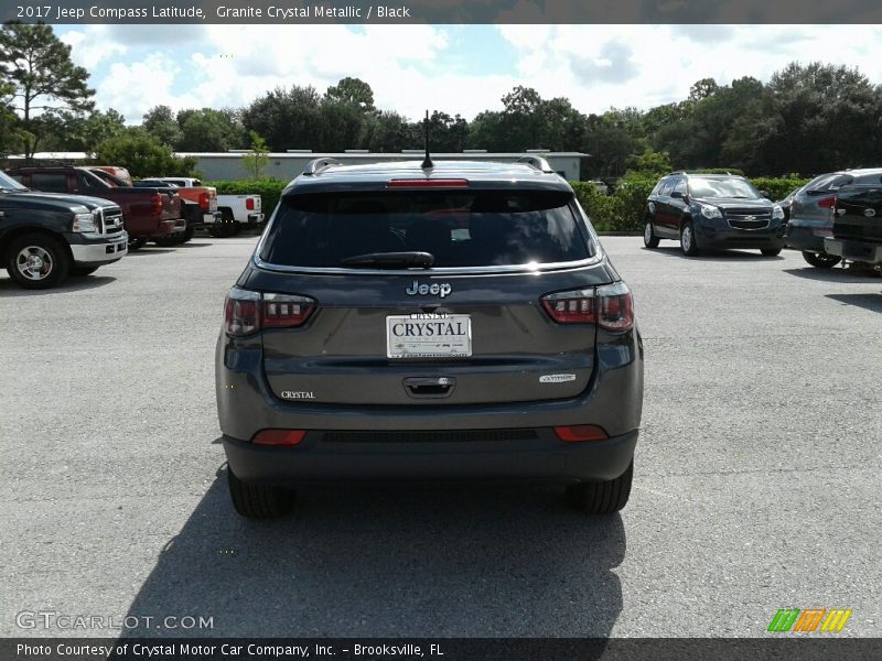 Granite Crystal Metallic / Black 2017 Jeep Compass Latitude