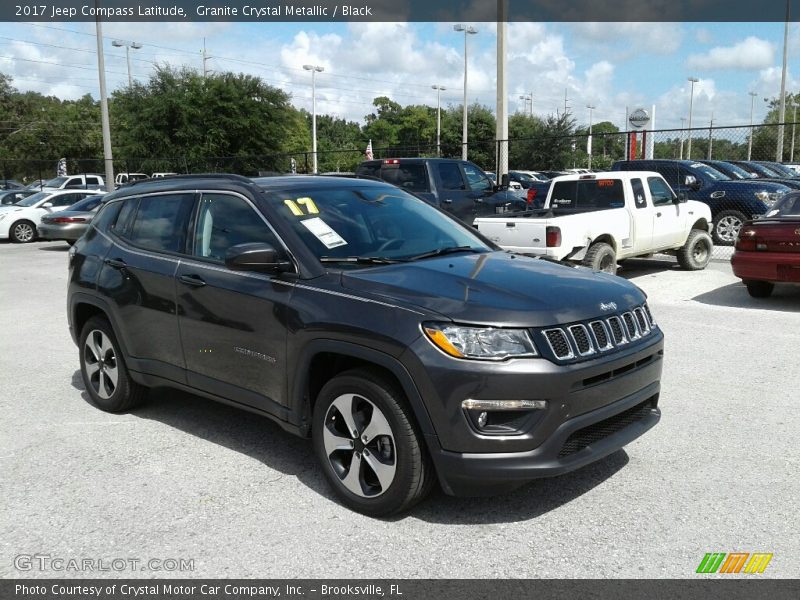 Granite Crystal Metallic / Black 2017 Jeep Compass Latitude