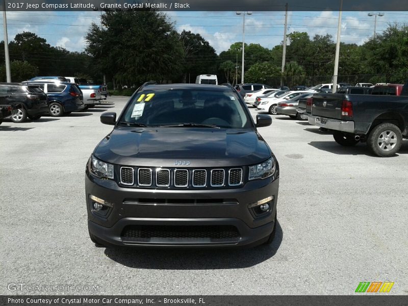Granite Crystal Metallic / Black 2017 Jeep Compass Latitude