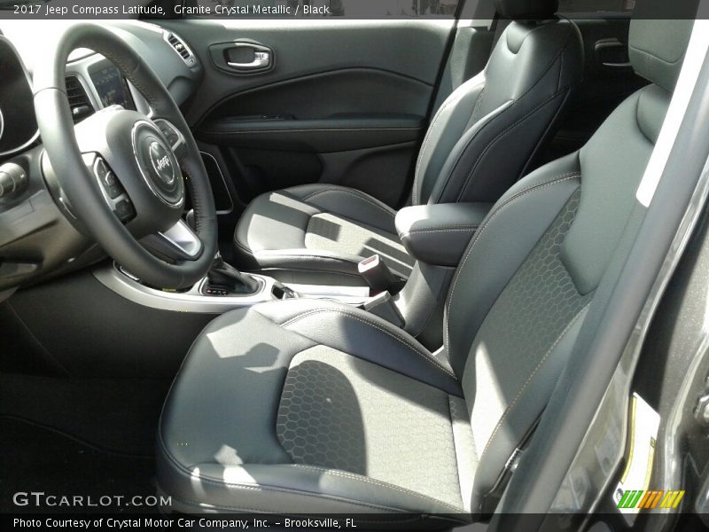 Granite Crystal Metallic / Black 2017 Jeep Compass Latitude