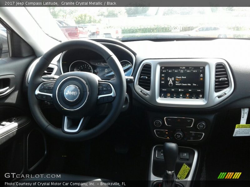 Granite Crystal Metallic / Black 2017 Jeep Compass Latitude