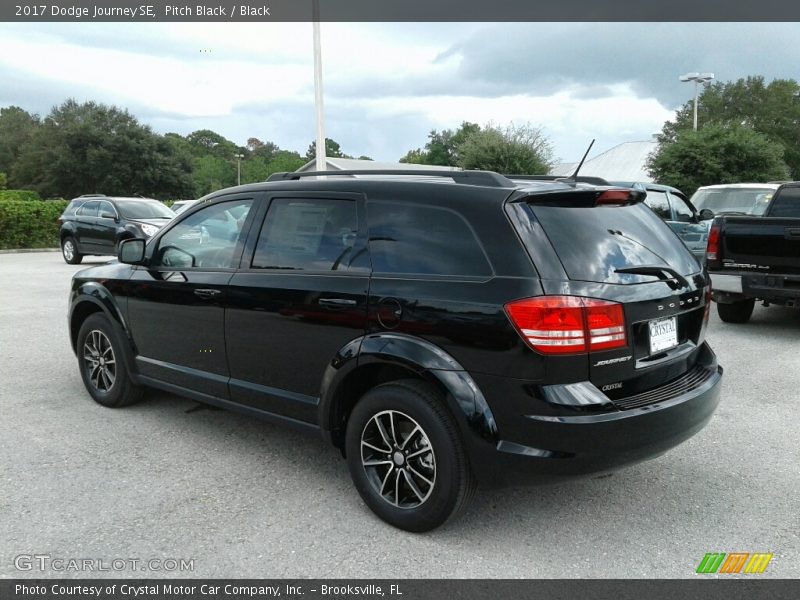 Pitch Black / Black 2017 Dodge Journey SE