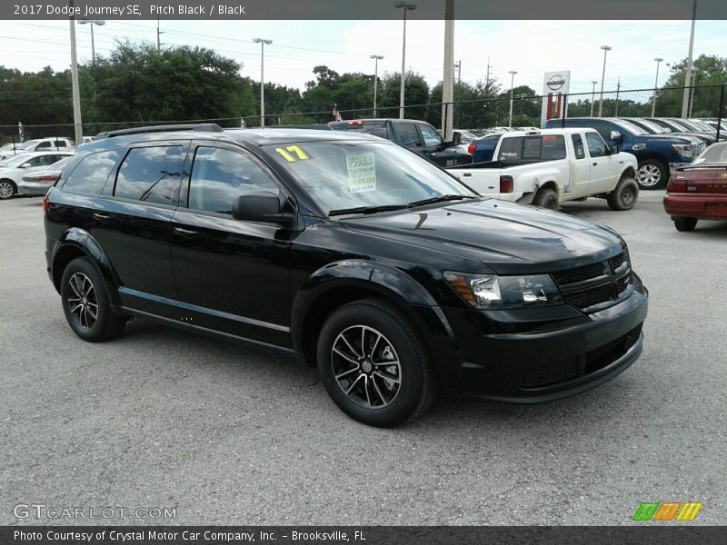 Pitch Black / Black 2017 Dodge Journey SE