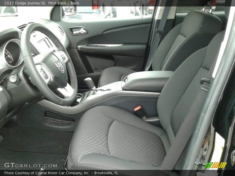 Pitch Black / Black 2017 Dodge Journey SE