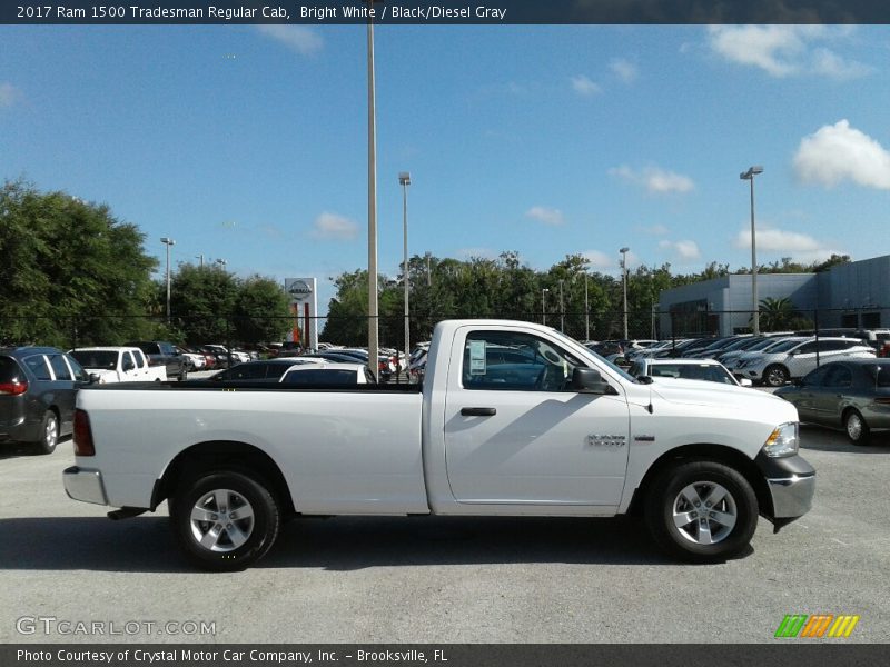 Bright White / Black/Diesel Gray 2017 Ram 1500 Tradesman Regular Cab
