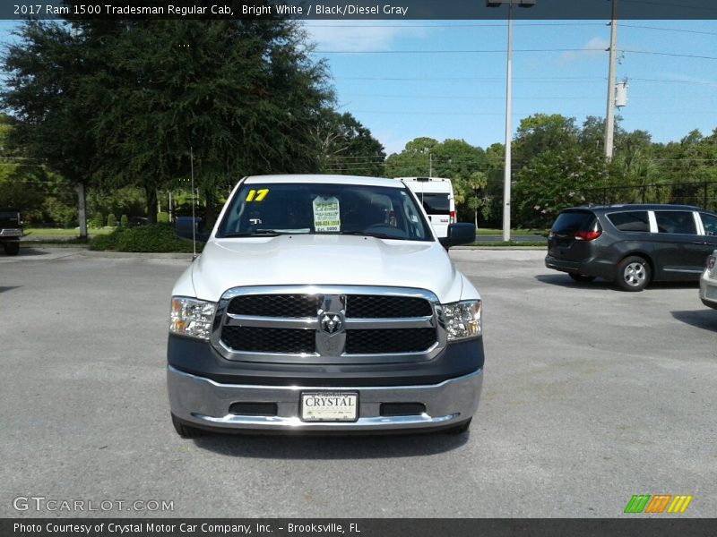 Bright White / Black/Diesel Gray 2017 Ram 1500 Tradesman Regular Cab