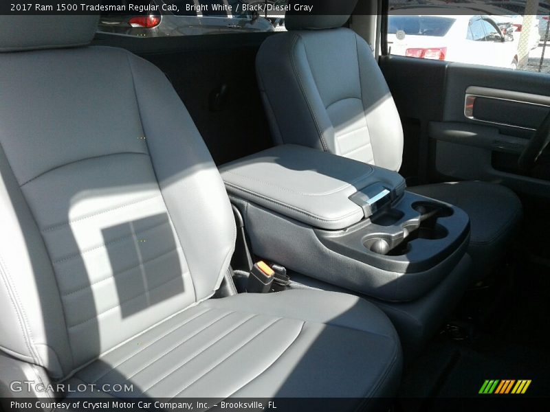 Bright White / Black/Diesel Gray 2017 Ram 1500 Tradesman Regular Cab