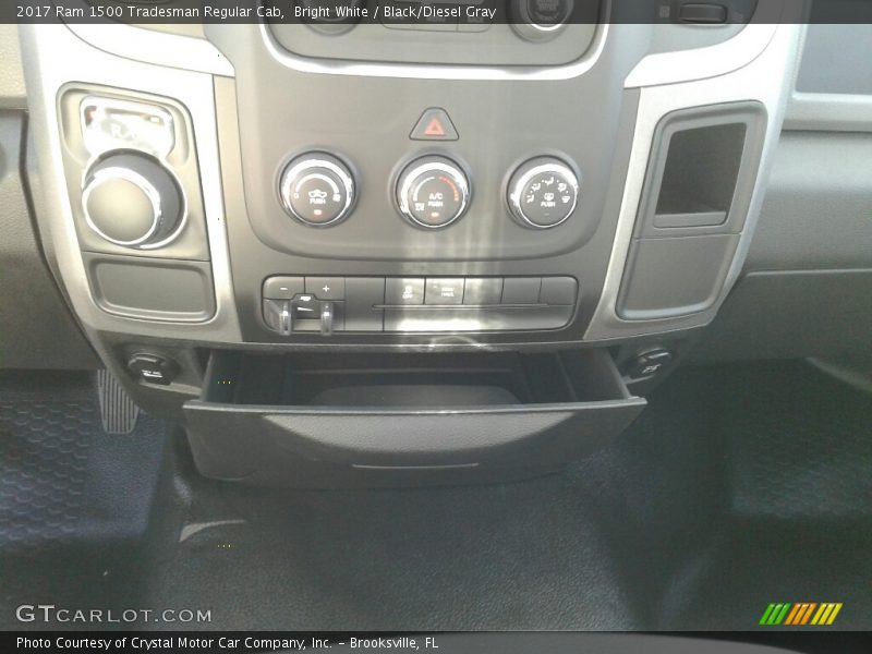 Bright White / Black/Diesel Gray 2017 Ram 1500 Tradesman Regular Cab