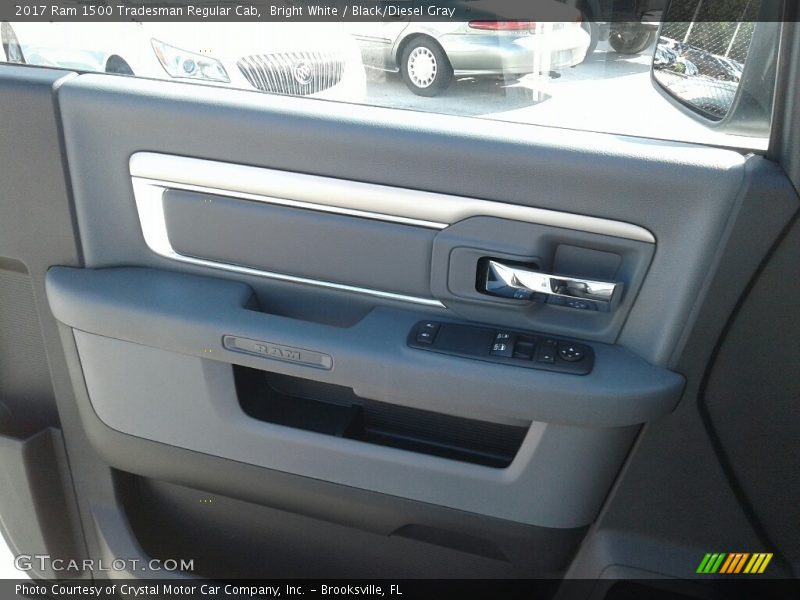 Bright White / Black/Diesel Gray 2017 Ram 1500 Tradesman Regular Cab