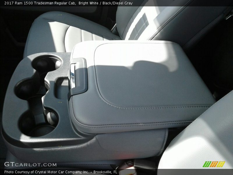Bright White / Black/Diesel Gray 2017 Ram 1500 Tradesman Regular Cab