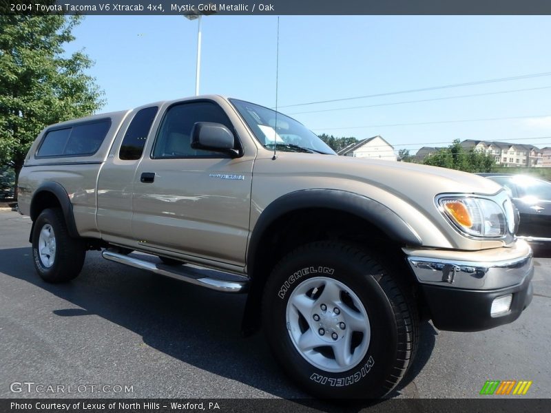 Mystic Gold Metallic / Oak 2004 Toyota Tacoma V6 Xtracab 4x4